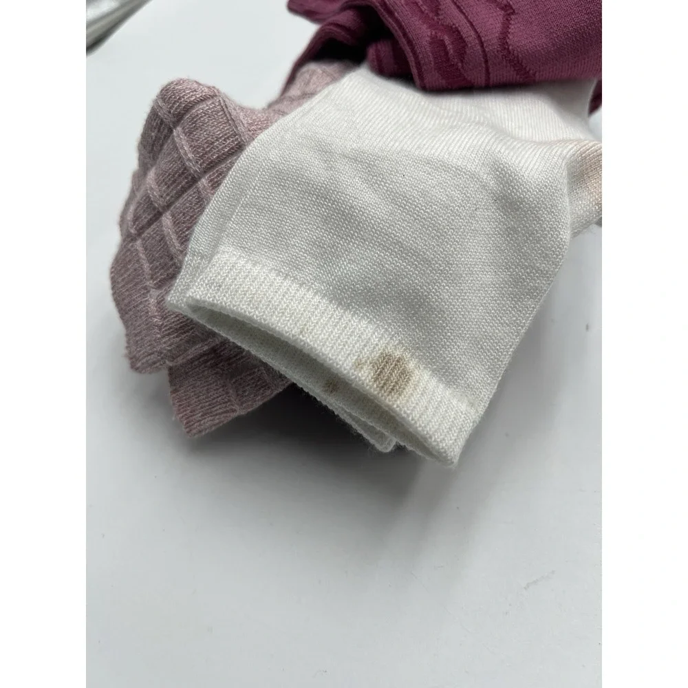 Cuddl Duds Womens Socks Lot‎ of 3 Plushfill Boot & Ankle Socks Size 4-10